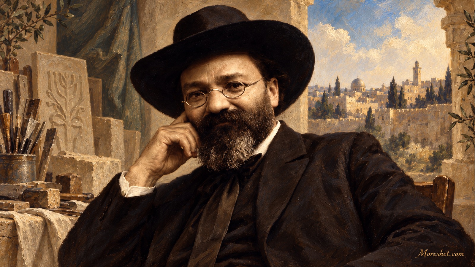 Boris Schatz — AI-generated artistic portrait
