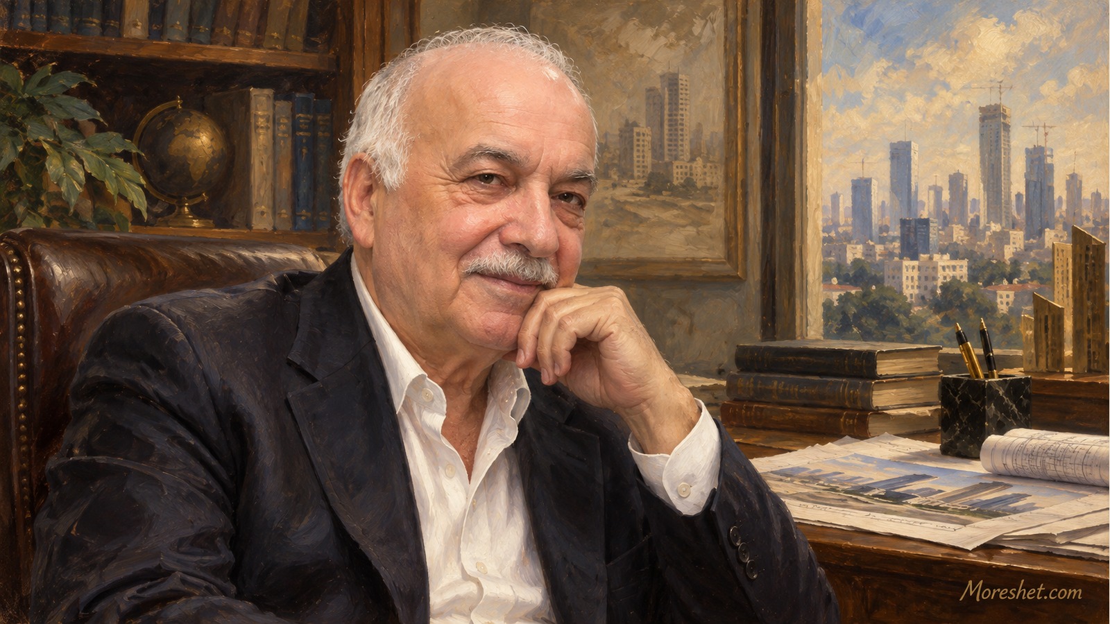 Eliezer Fishman — AI-generated artistic portrait