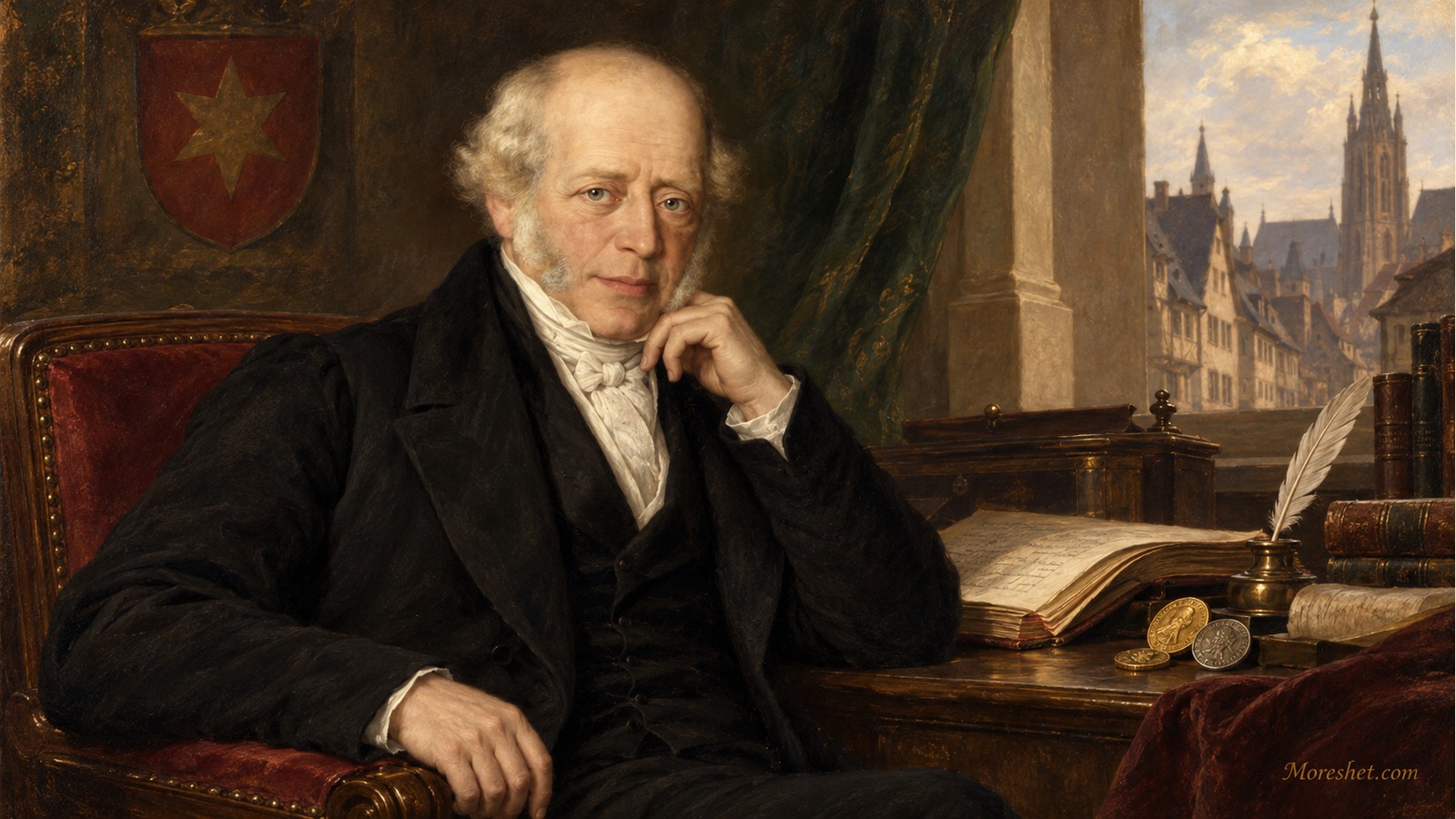 Mayer Amschel Rothschild — AI-generated artistic portrait