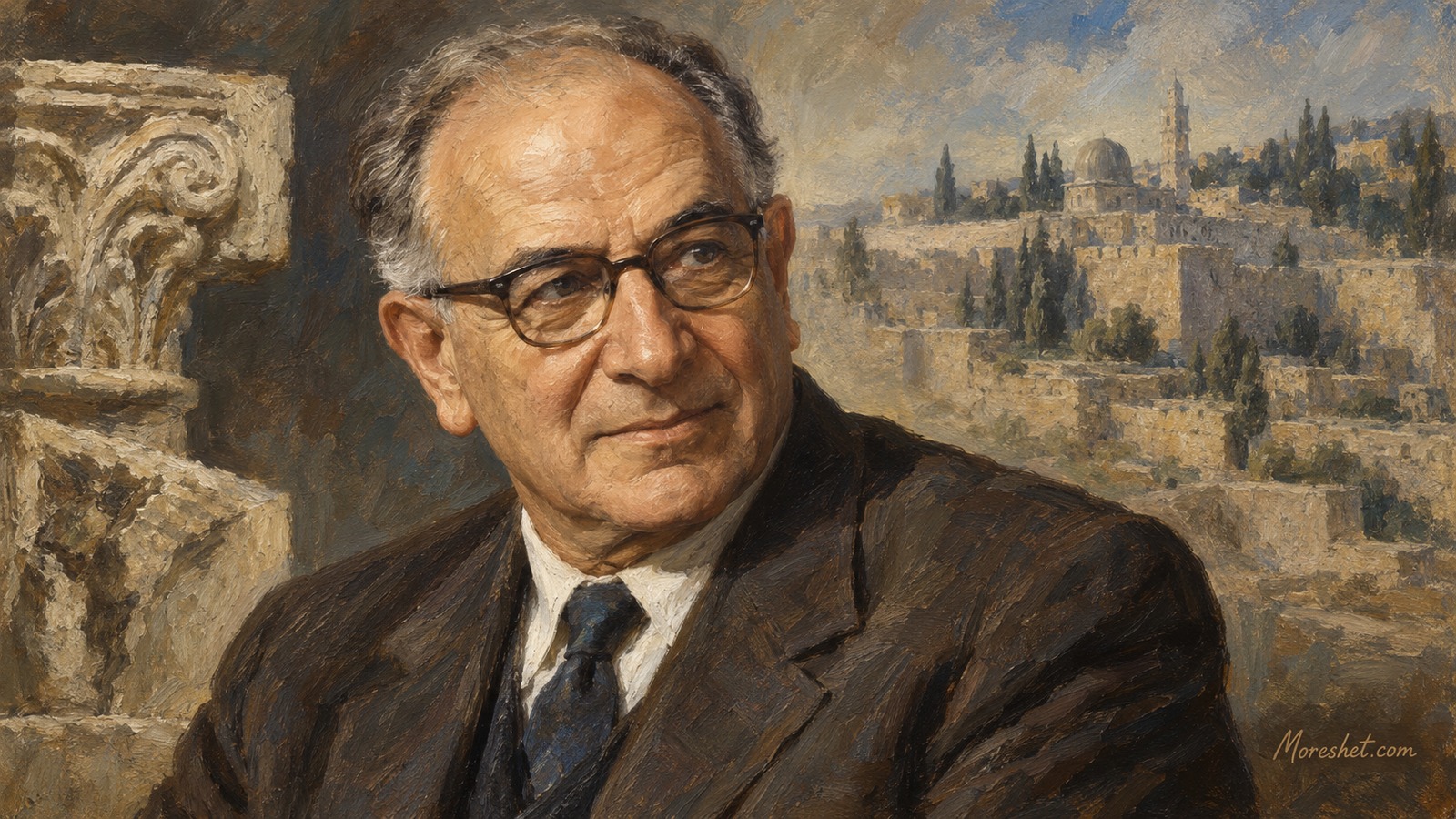 Michael Avi-Yonah — AI-generated artistic portrait