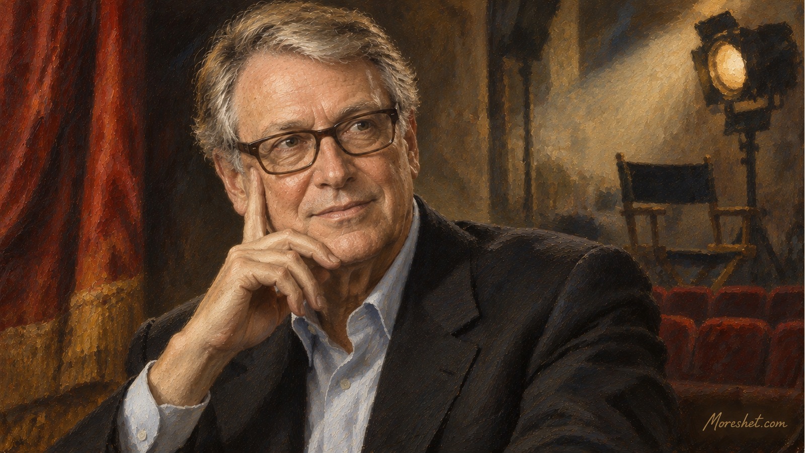 Mike Nichols — AI-generated artistic portrait