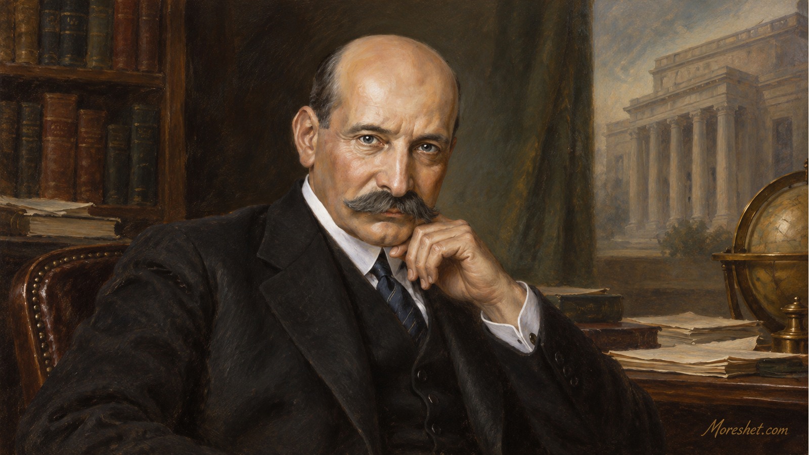 Paul Moritz Warburg — AI-generated artistic portrait