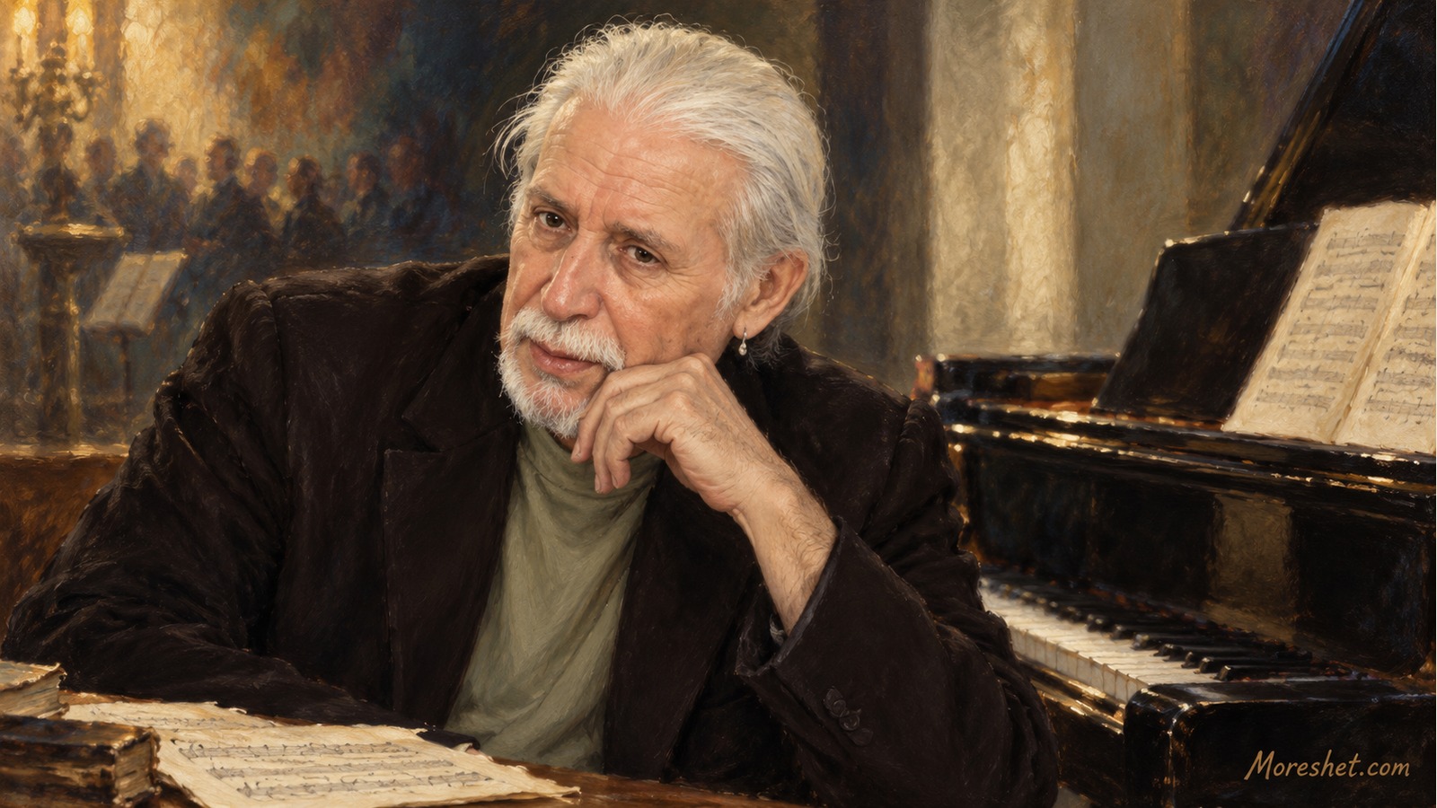 Shlomo Gronich - A Musical Odyssey — AI-generated artistic portrait