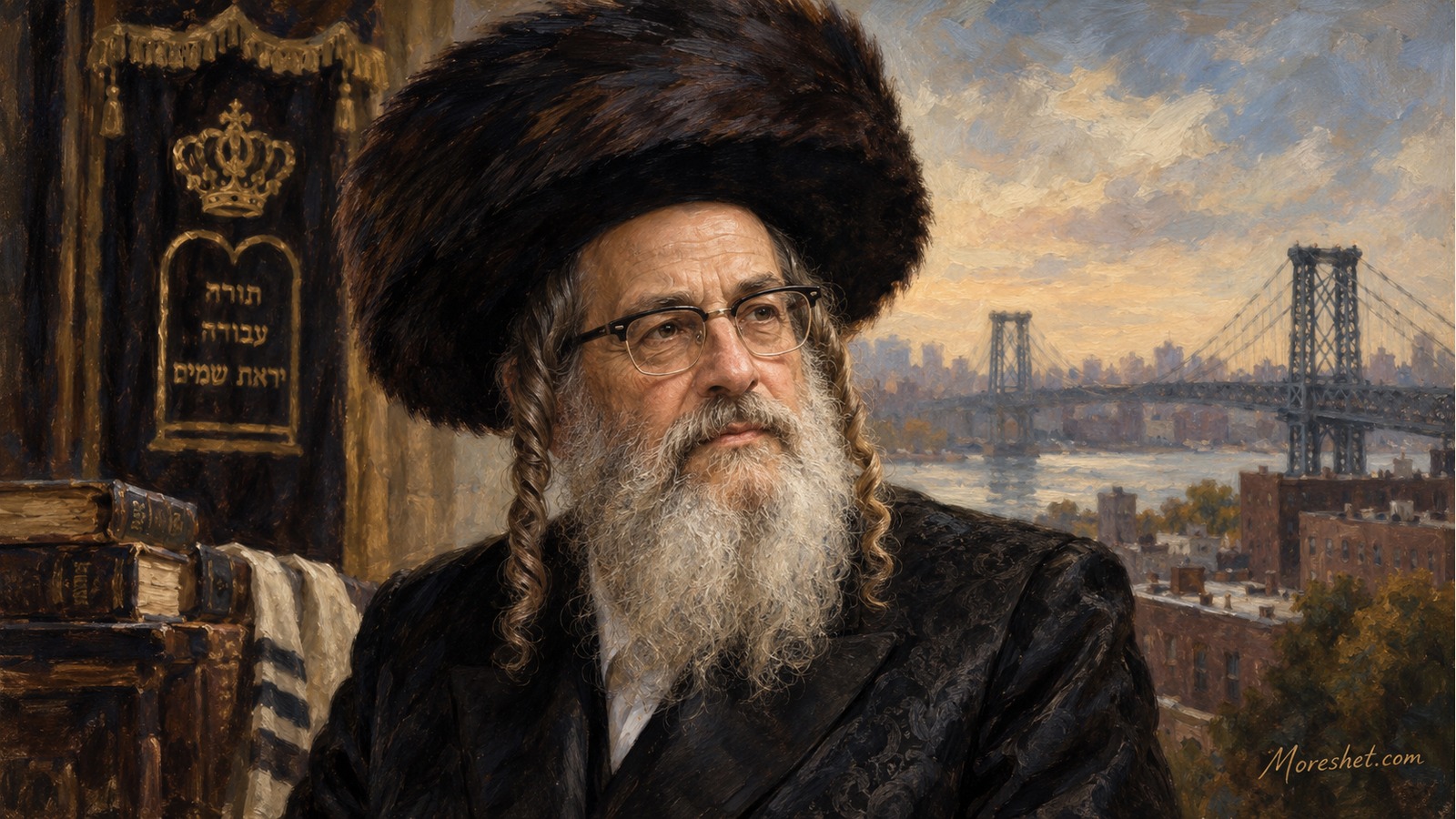 חסידות סאטמר — דיוקן אמנותי שנוצר באמצעות בינה מלאכותית